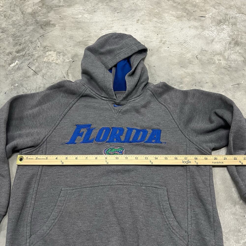 Florida Gators Hoodie Womens S Nike Team Vintage Center Swoosh Sweatshirt Gray - Picture 3 of 7